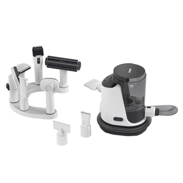 Aspirateur poil de chien 14kPa chat avec divers outils de toilettage 3L silencieuse ultra récipient pour tous les chiens et chats